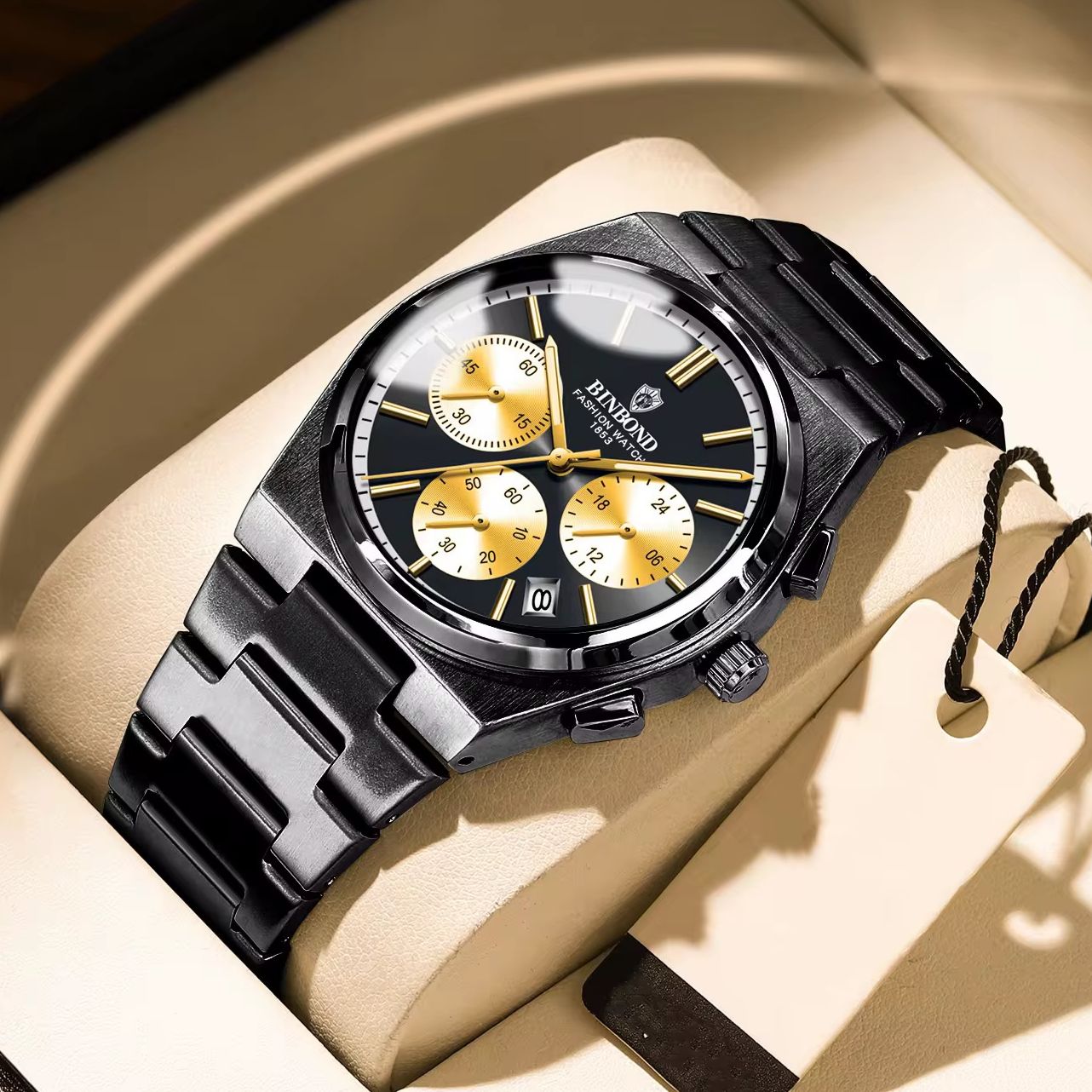 Apex Chrono Black Gold Dial