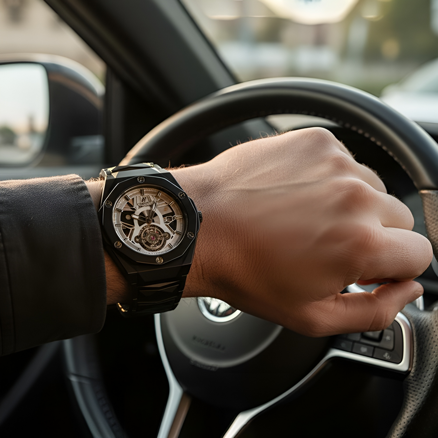 Obsidian X Black Skeleton Dial