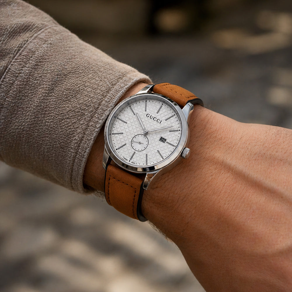 Azure Class Brown White Dial