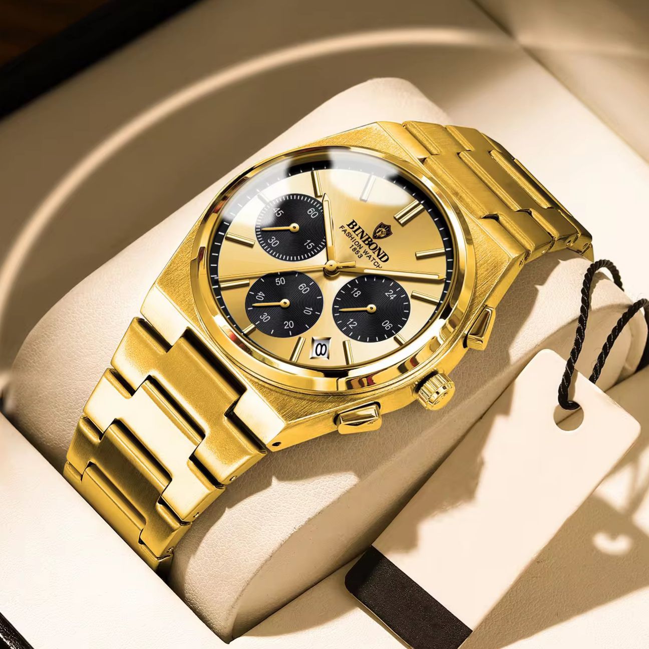Apex Chrono Gold Black Dial