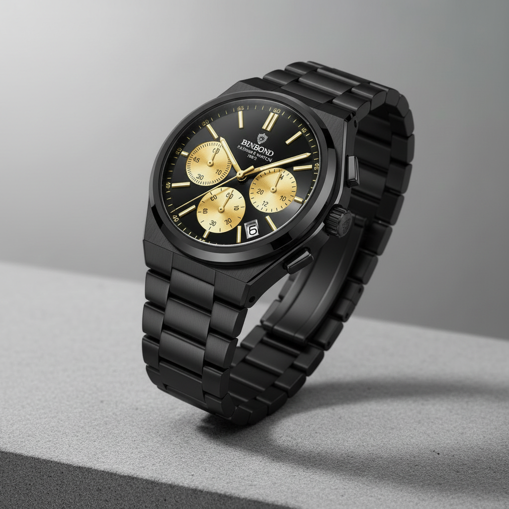 Black & Gold Binbond Watch – Same Background & Angle