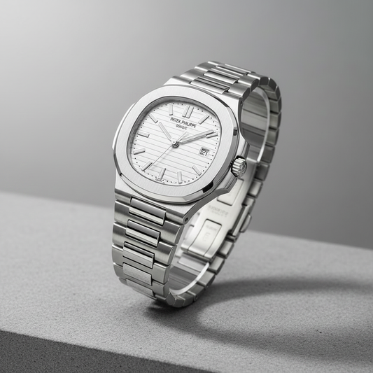 Patek Philippe Nautilus White Dial - Studio