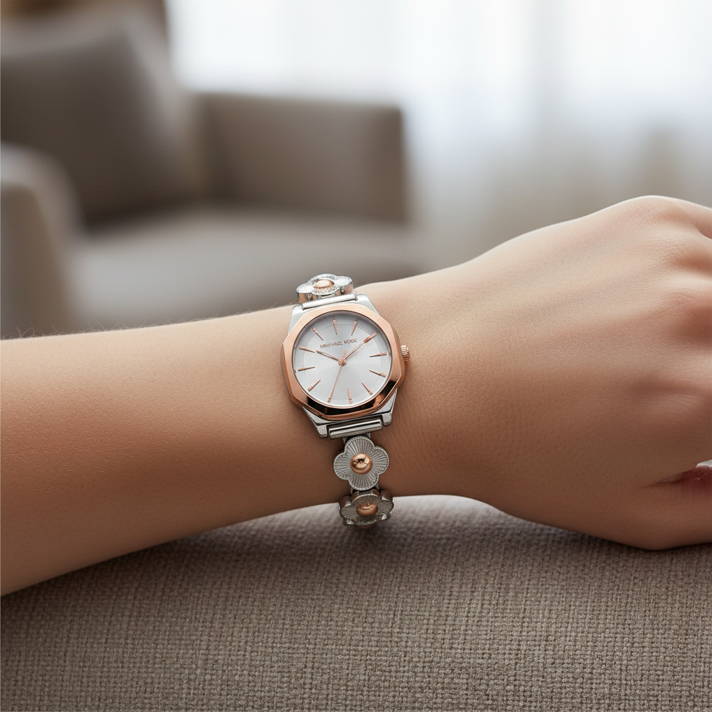 Realistic Ladies Watch on Fair Skin Model 1:1