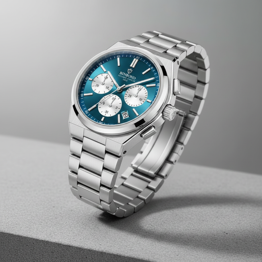 Teal Dial Binbond Watch – Same Background & Angle