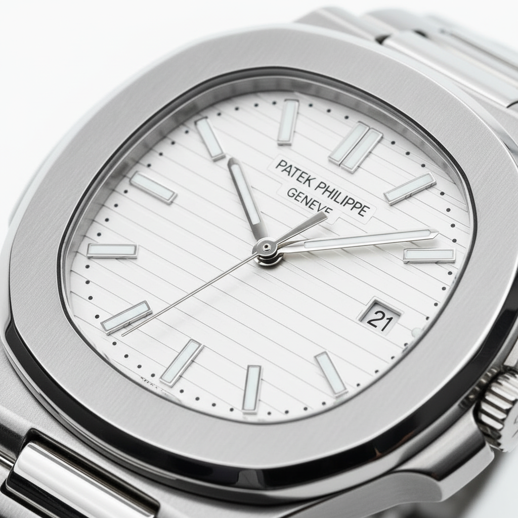 White Dial Closeup